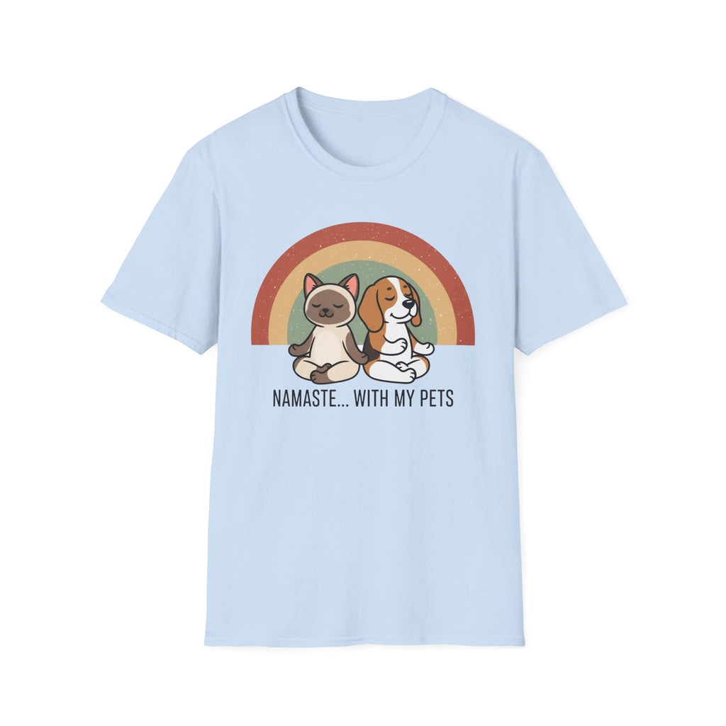 Namaste..With My Pets - T-Shirt