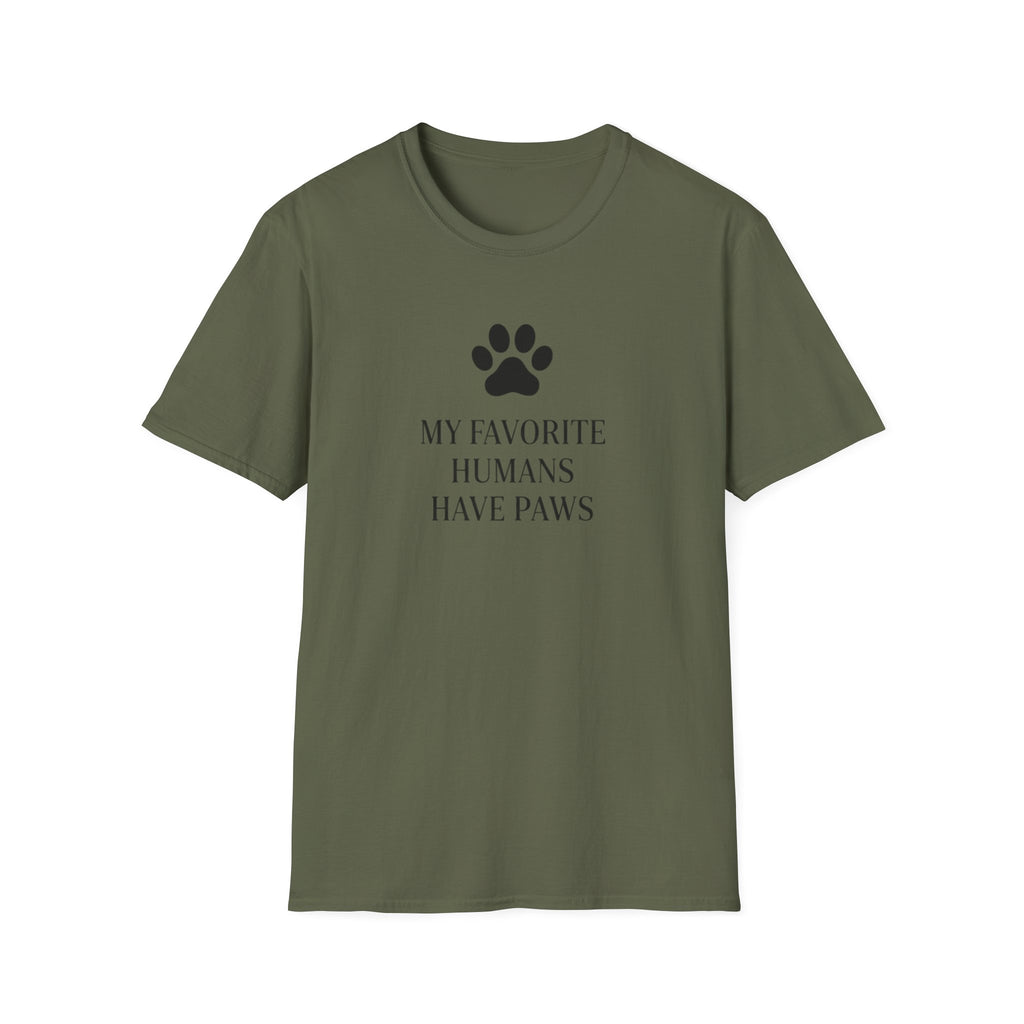 Mt Favorite Humans Have Paws - T-Shirt