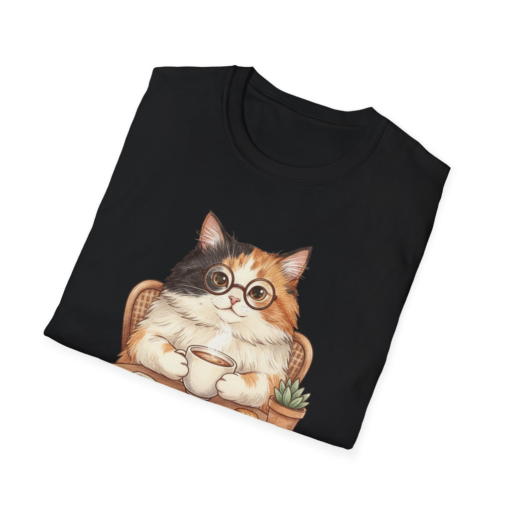 Coffee Cat  - T-Shirt
