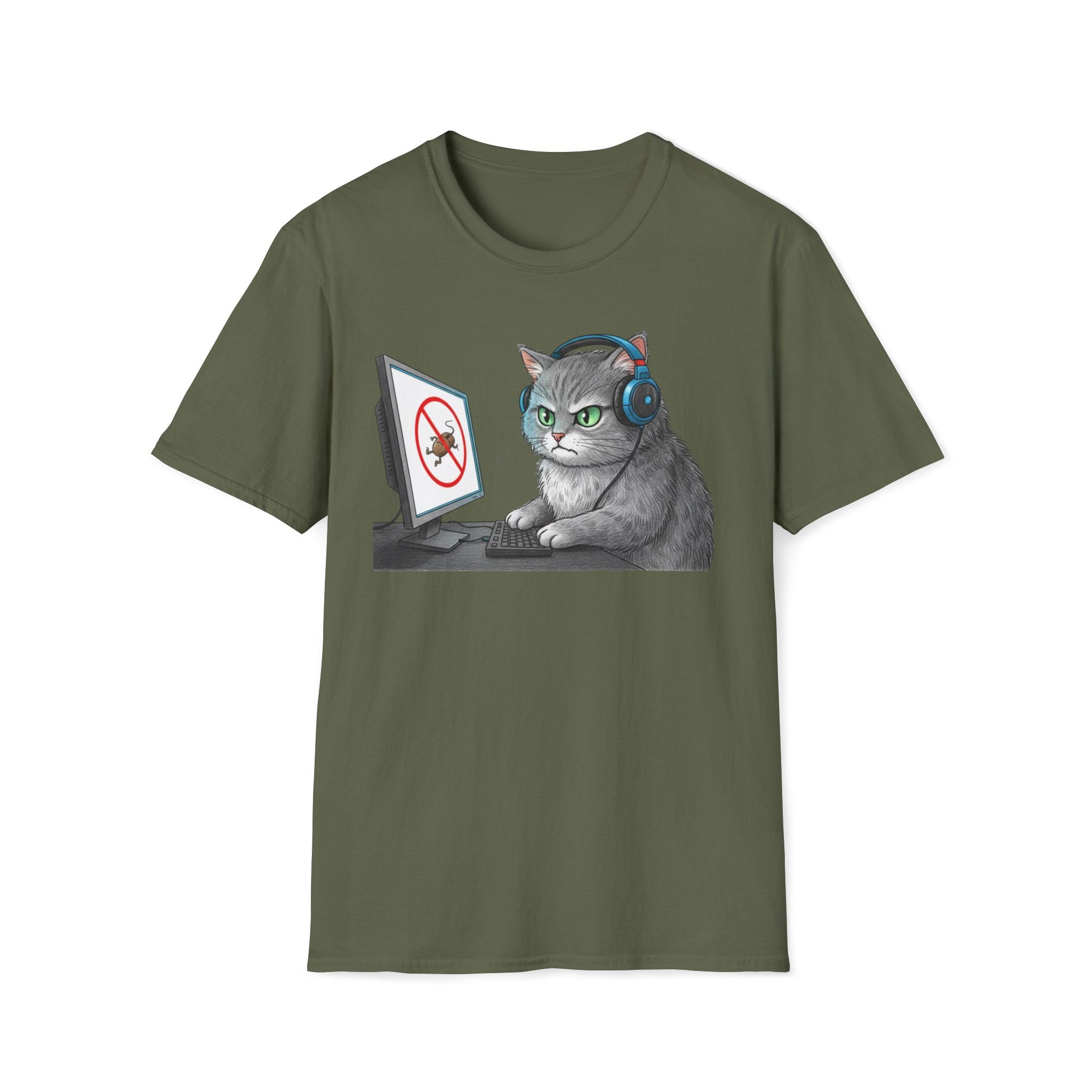 Gamer Cat   - T-Shirt