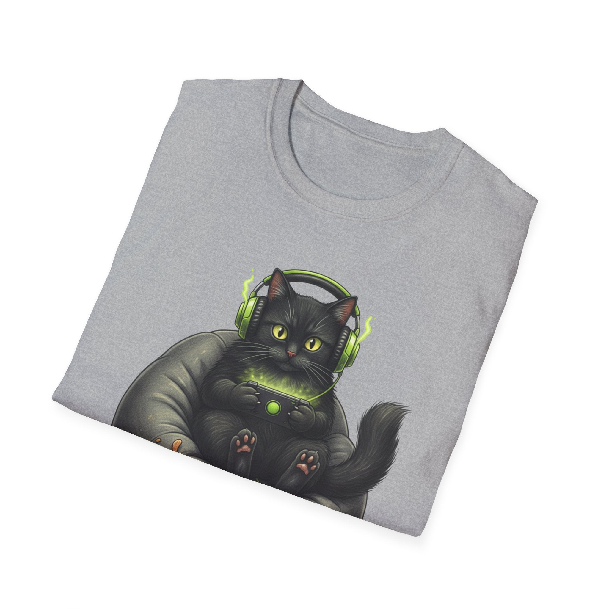 Cute Gamer Cat - T-Shirt