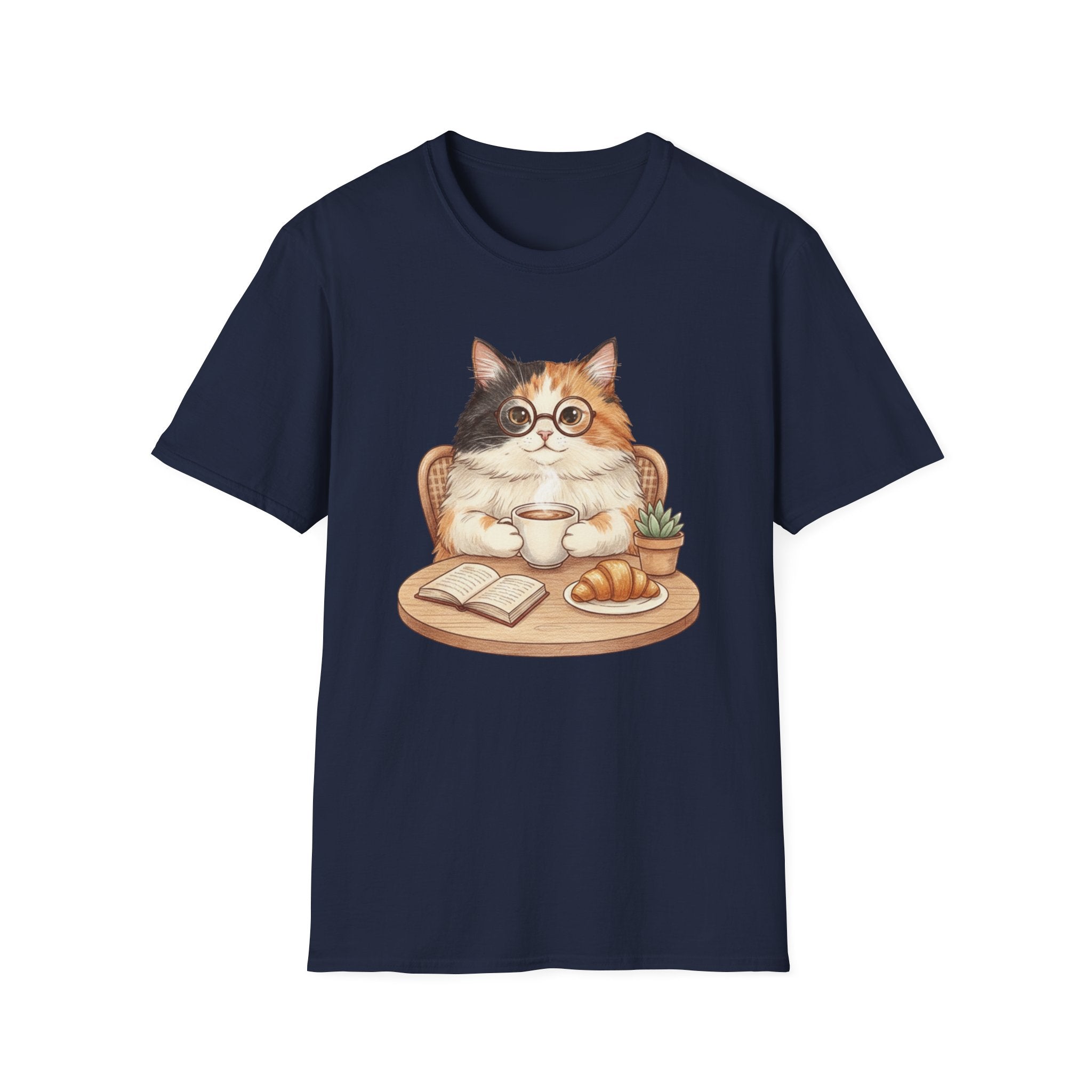 Coffee Cat  - T-Shirt