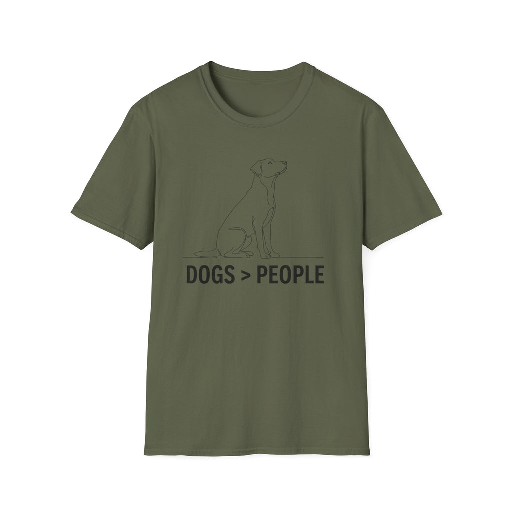 Dogs > People  - T-Shirt