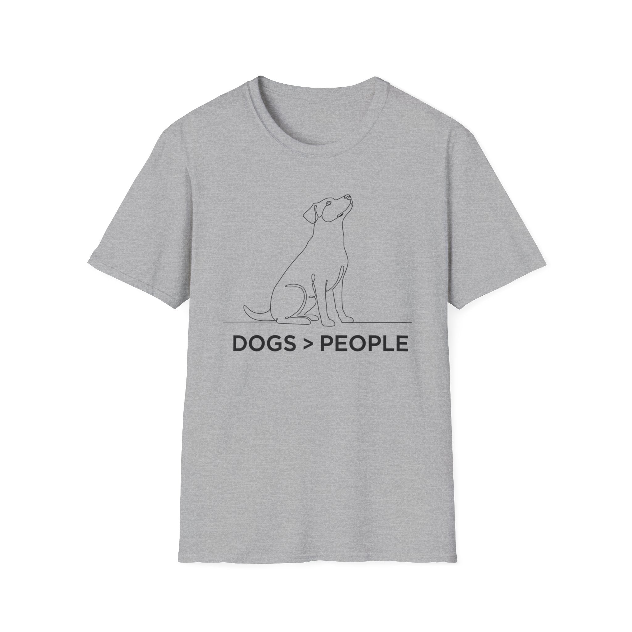 Dogs > People  - T-Shirt