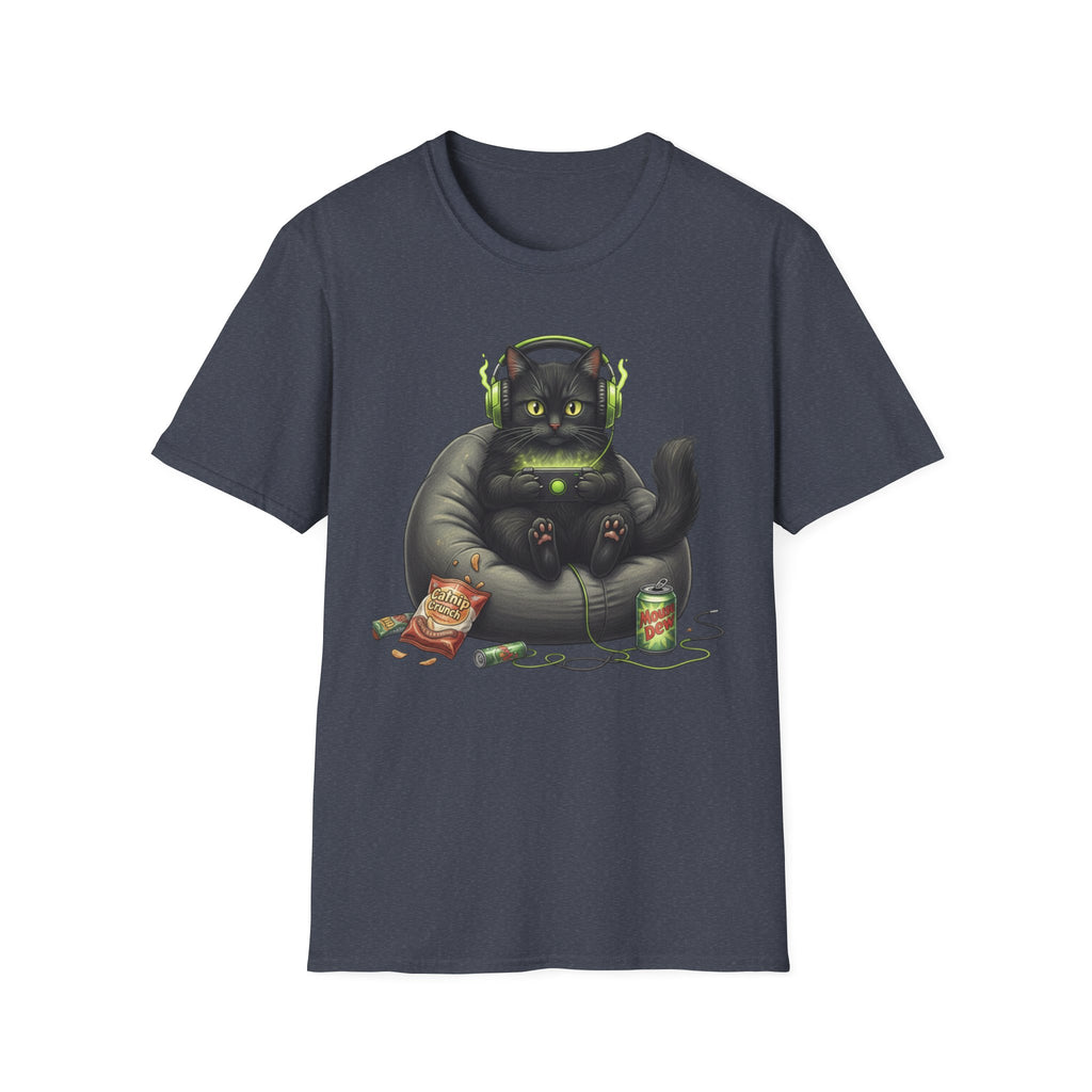 Cute Gamer Cat - T-Shirt