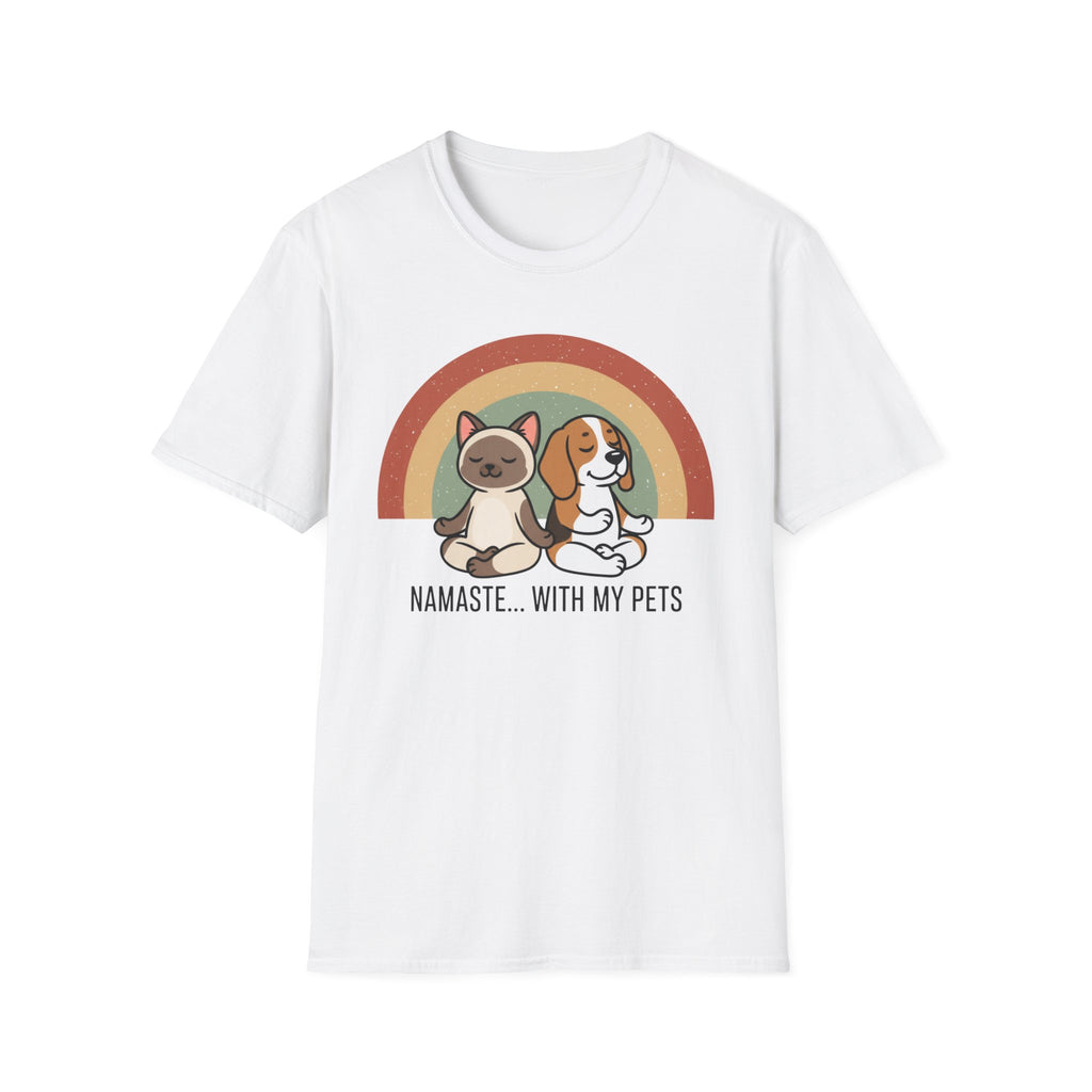 Namaste..With My Pets - T-Shirt