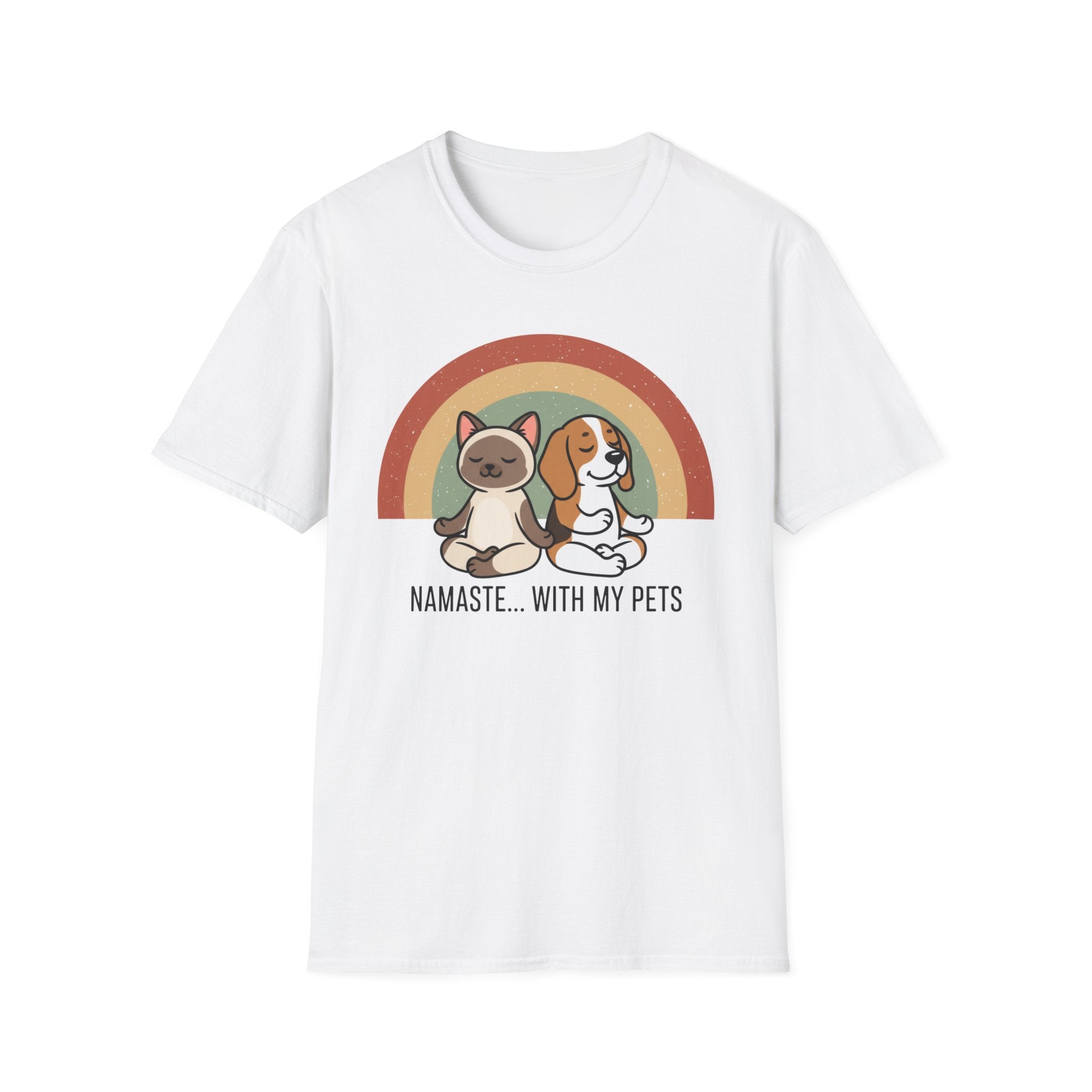 Namaste..With My Pets - T-Shirt