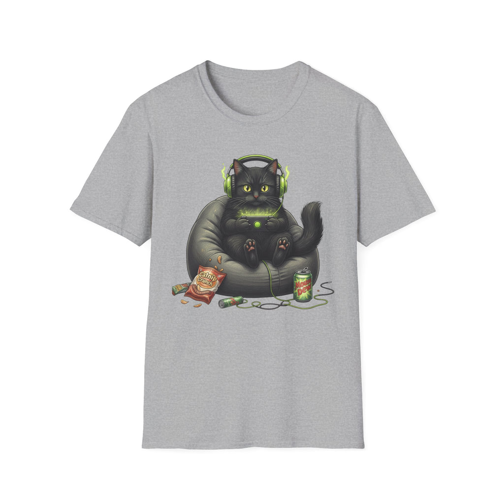Cute Gamer Cat - T-Shirt