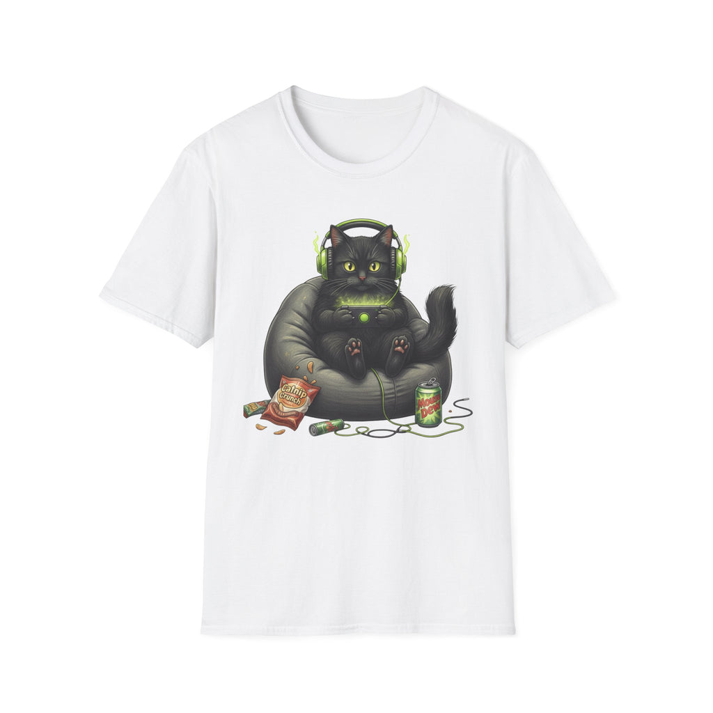 Cute Gamer Cat - T-Shirt