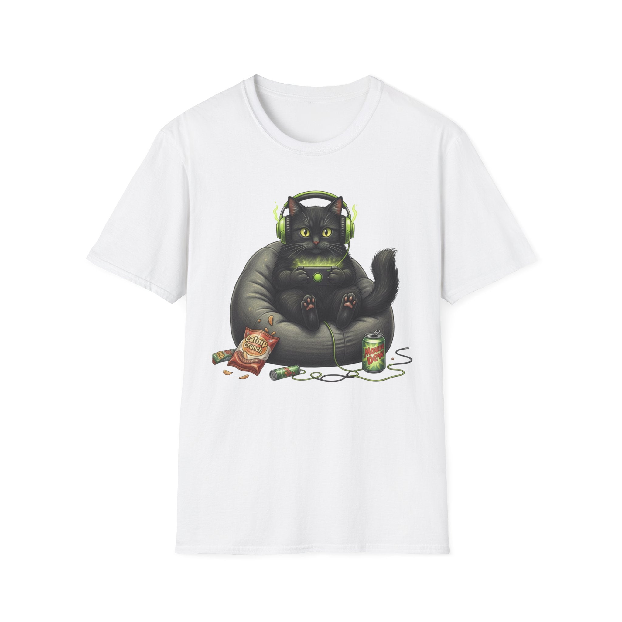 Cute Gamer Cat - T-Shirt