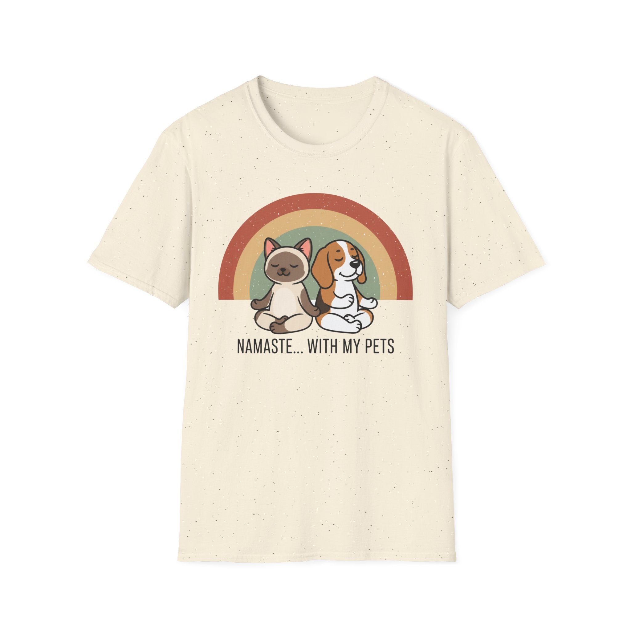 Namaste..With My Pets - T-Shirt