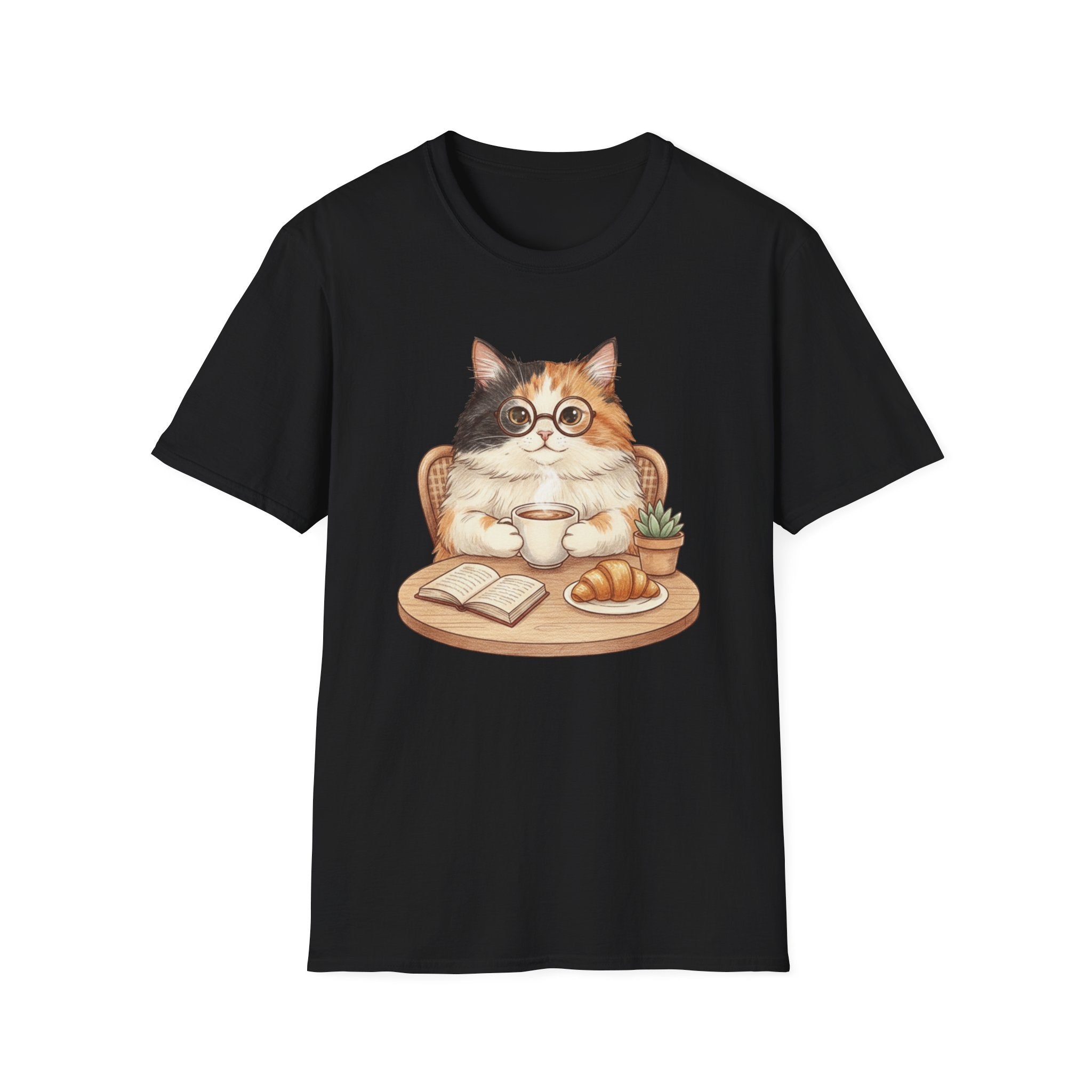 Coffee Cat  - T-Shirt