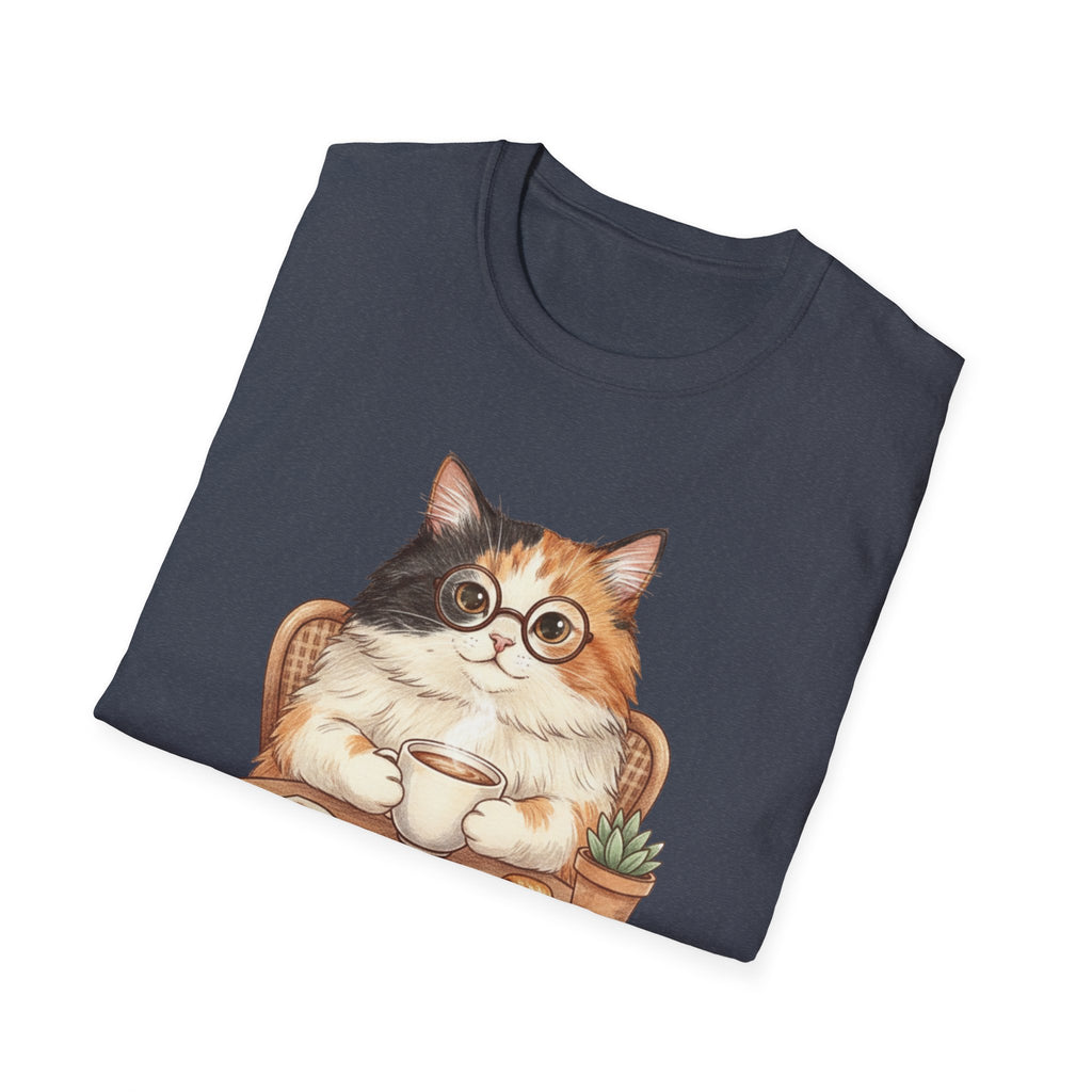 Coffee Cat  - T-Shirt