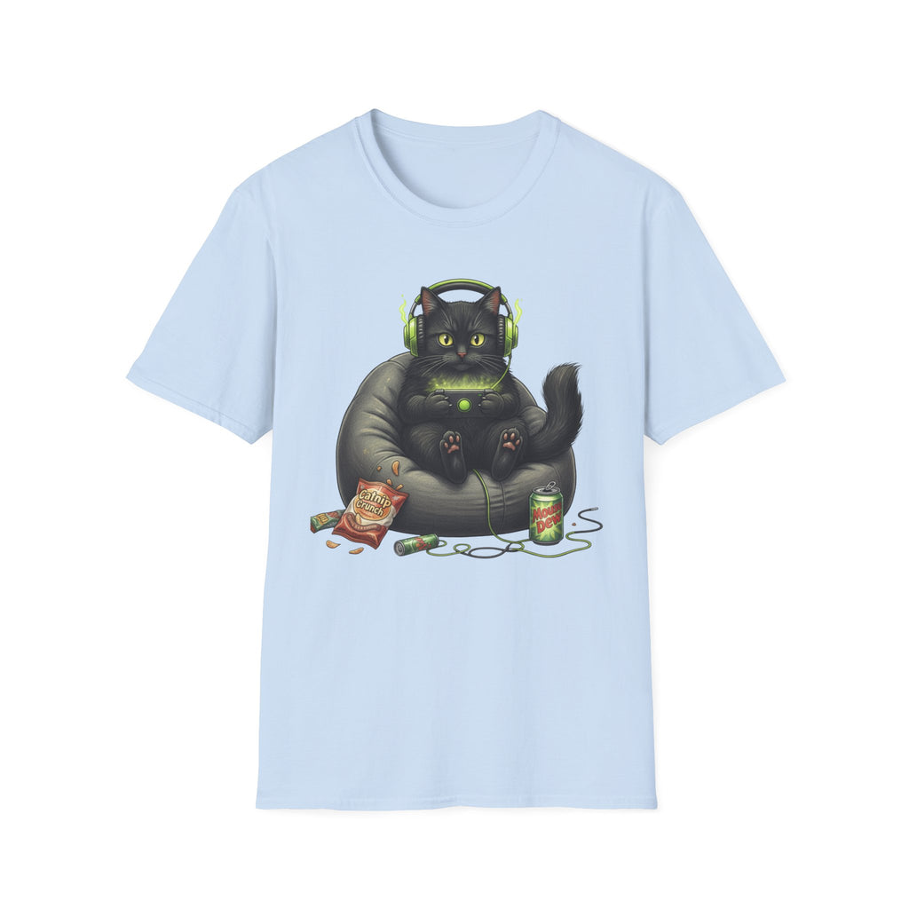Cute Gamer Cat - T-Shirt