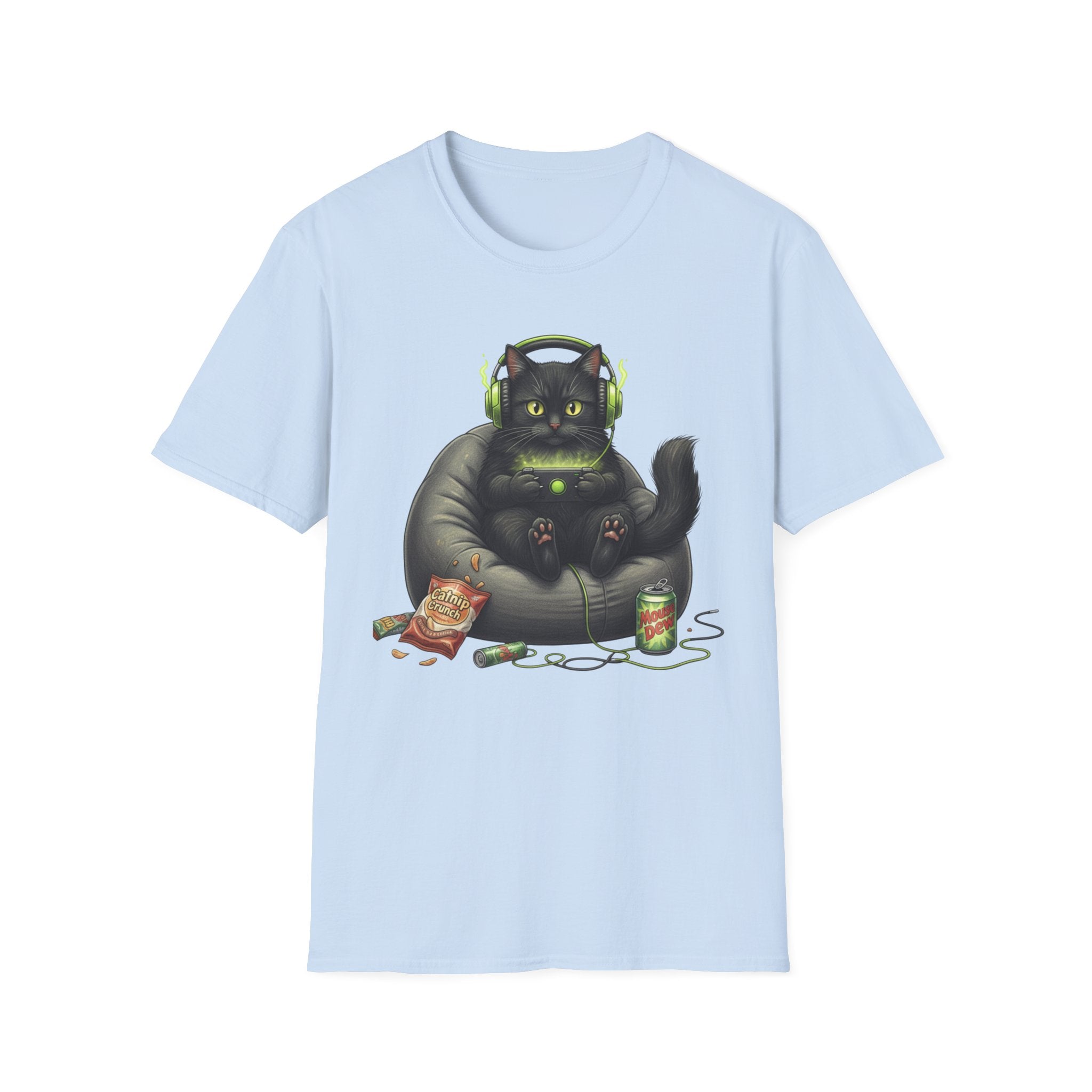 Cute Gamer Cat - T-Shirt